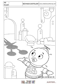 back-yardigans boyama sayfaları